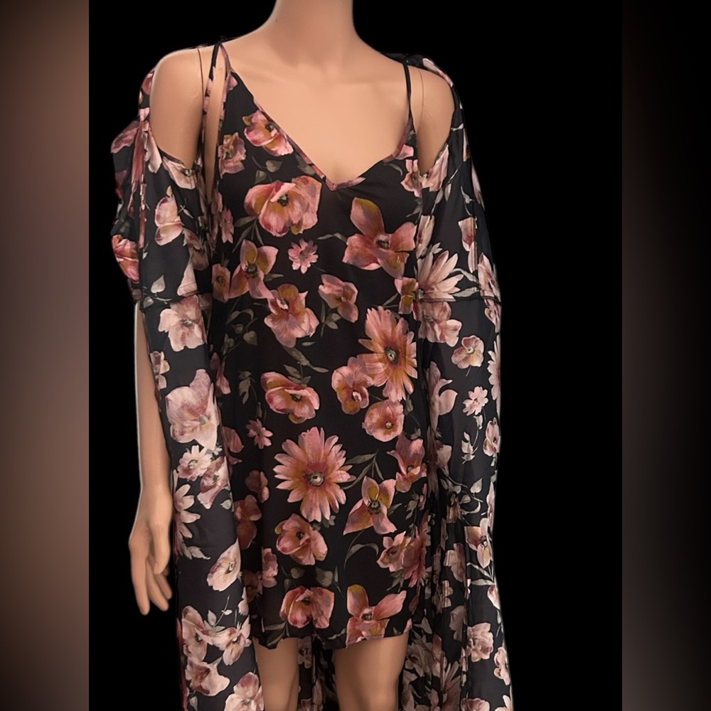 THE KOOPLES - dress is  gorgeous silk blend with matching slip dress